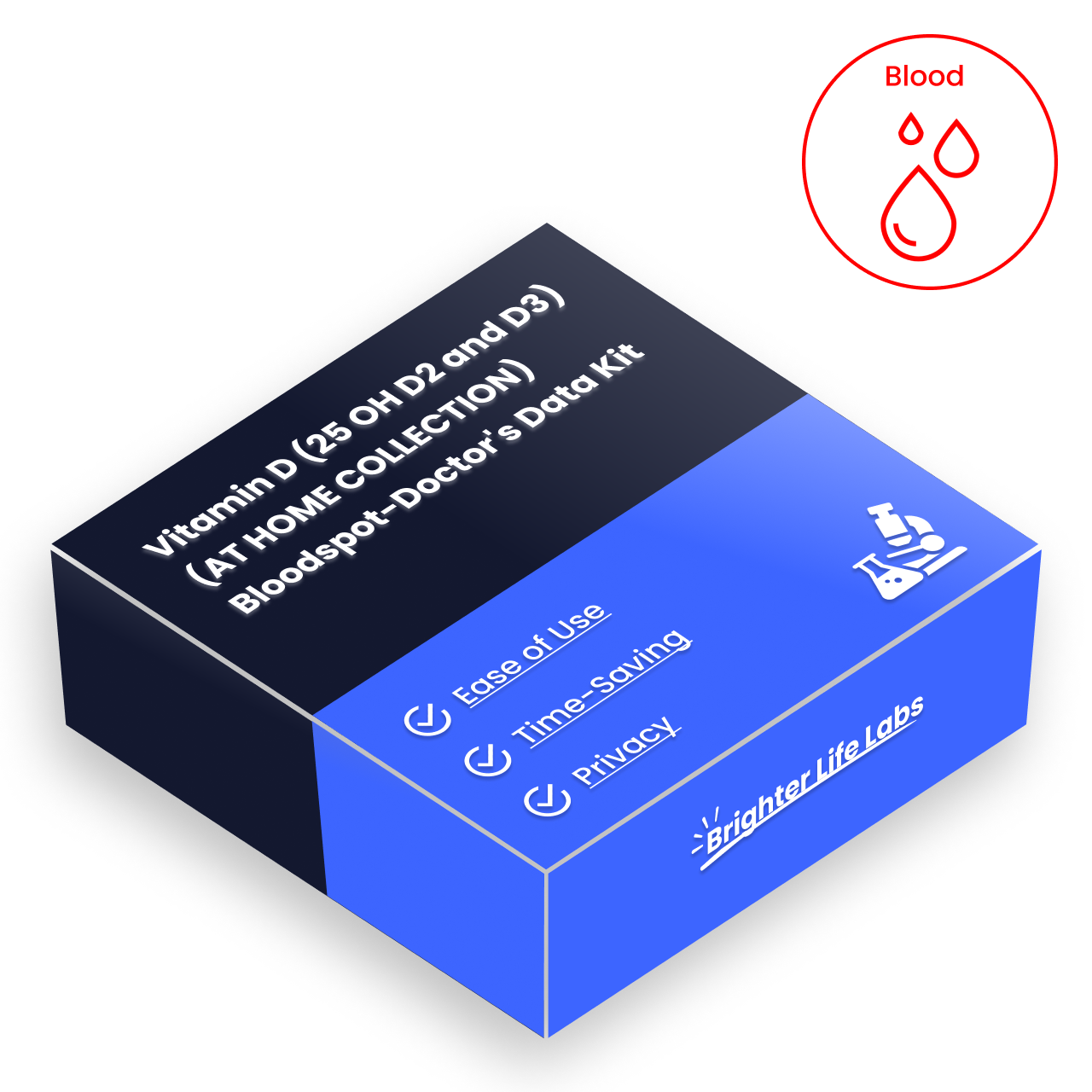 Vitamin D (25 OH D2 and D3) (AT HOME COLLECTION) Bloodspot-Doctor's Data Kit